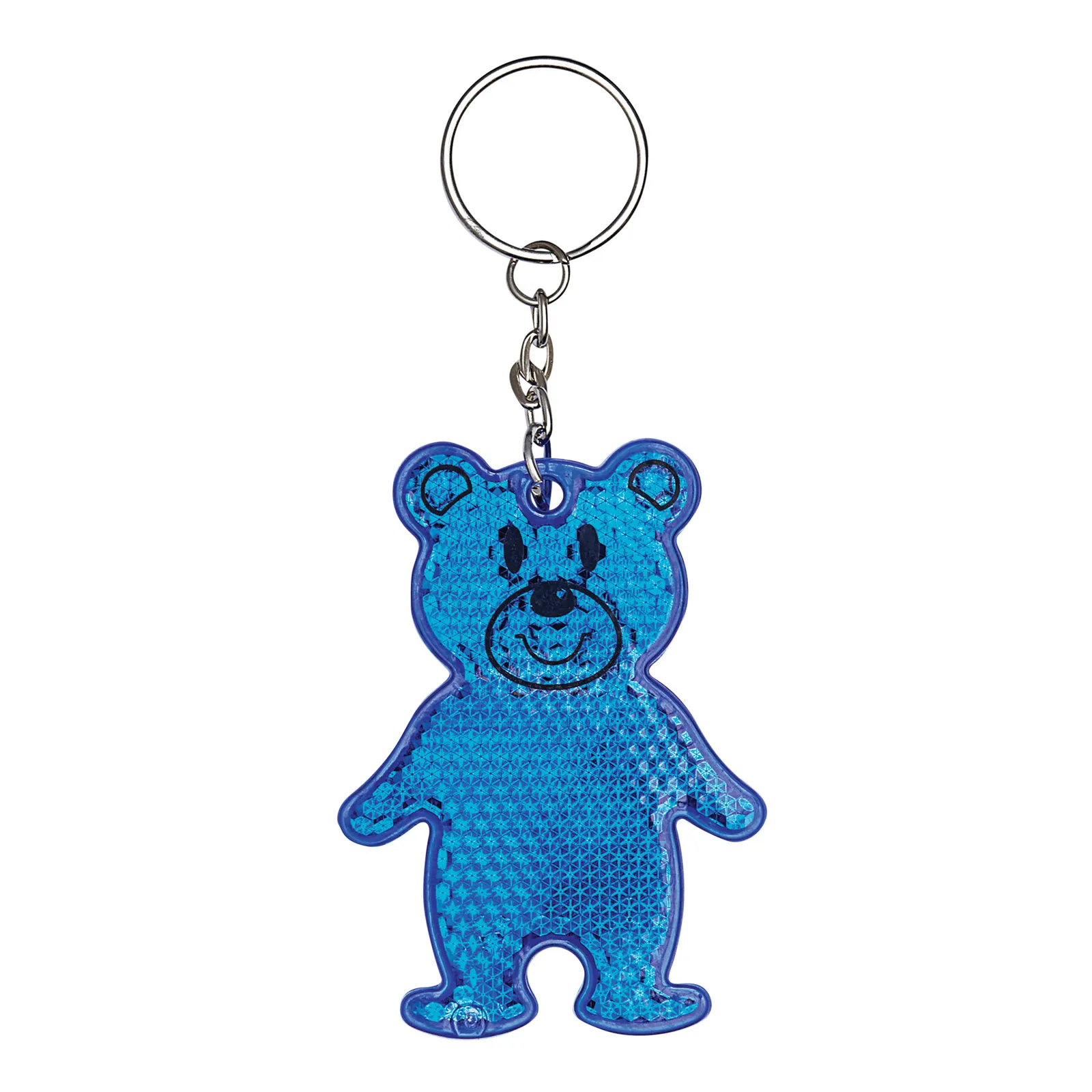 TEDDY - Reflektierender Schlüsselanhänger, blau – Bild 2