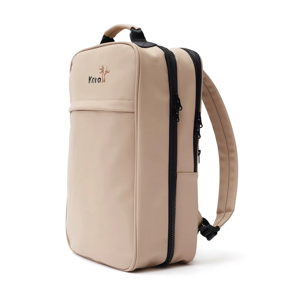 VINGA Baltimore TCS Travel Rucksack, greige – Bild 6