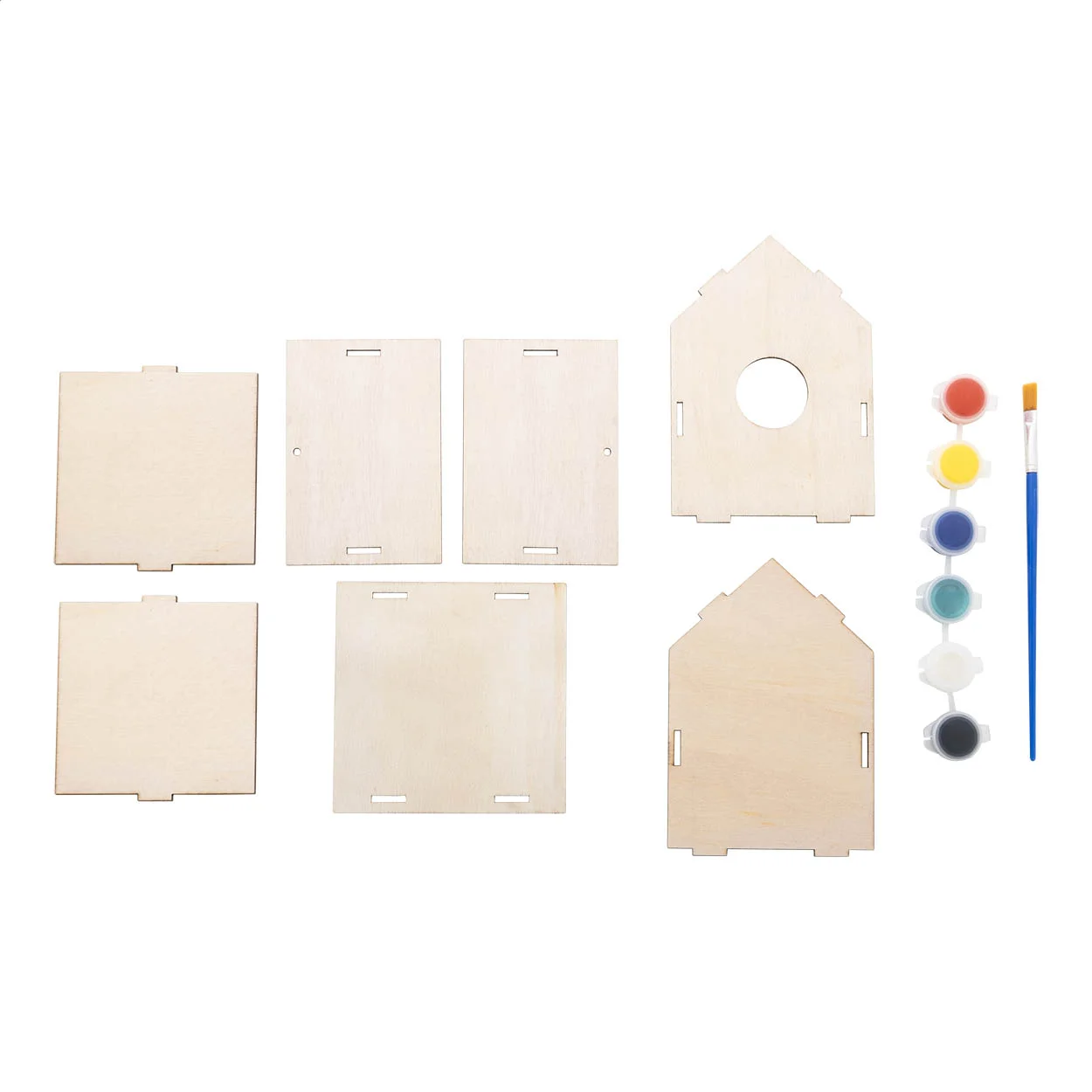 DIY Vogelhaus Titmice, natur – Bild 2