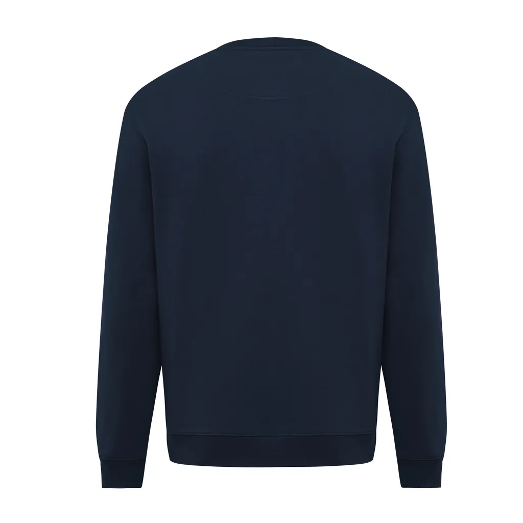 IQONIQ Torla Rundhals-Pullover aus recycelter Baumwolle, navy blau – Bild 2