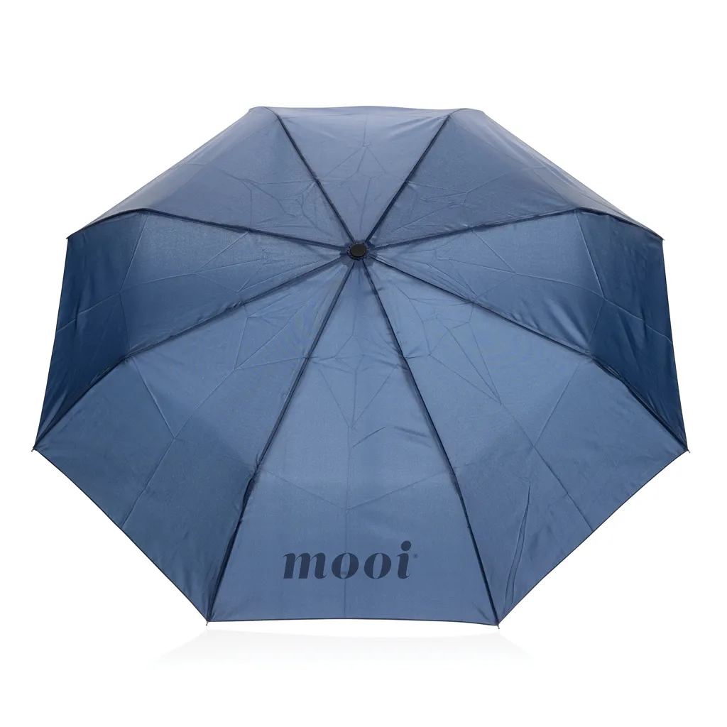 Yara 21“ AWARE™ rPET Regenschirm mit Karabiner, navy blau – Bild 5