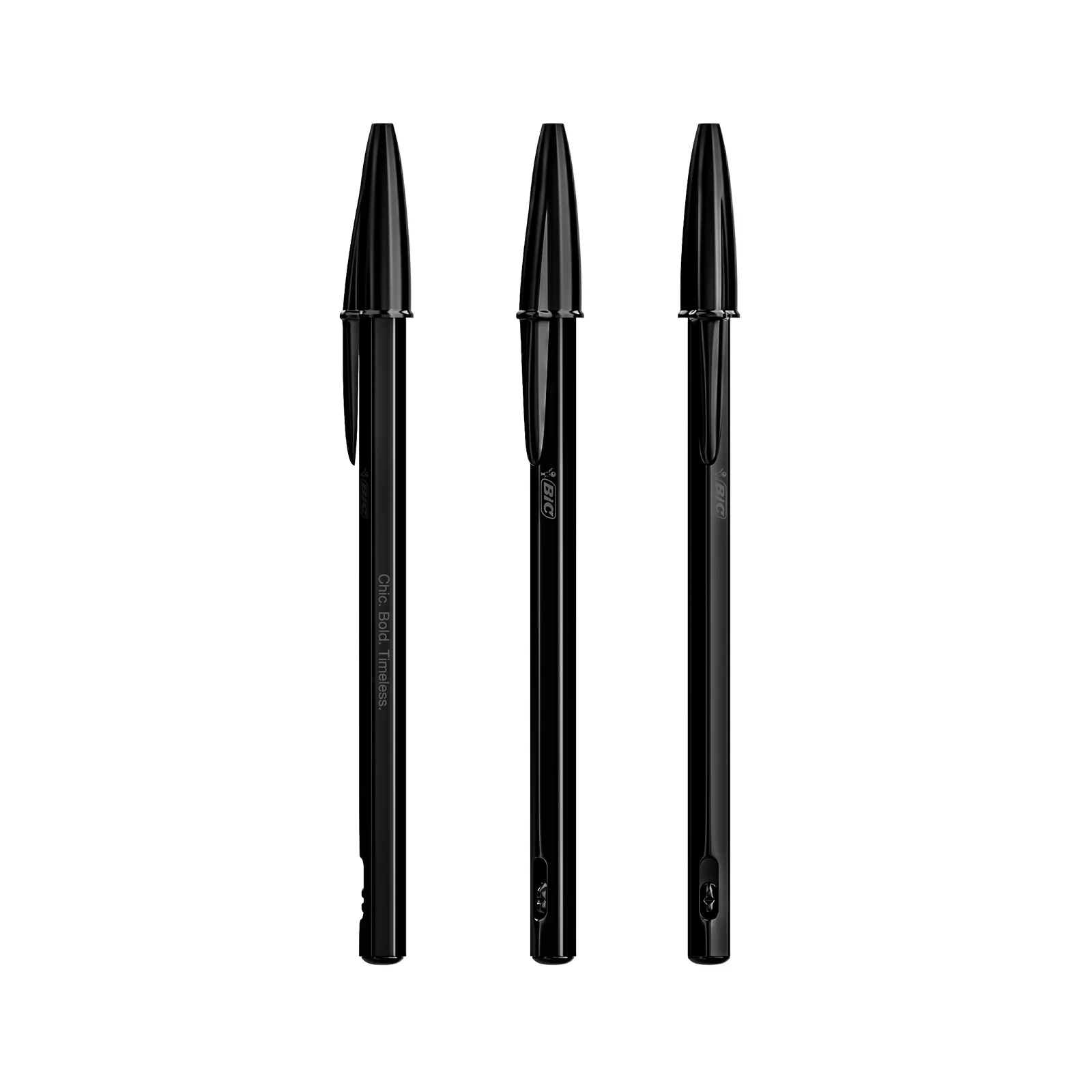 BIC® Cristal® Re'New™ Black, Schwarz – Bild 2