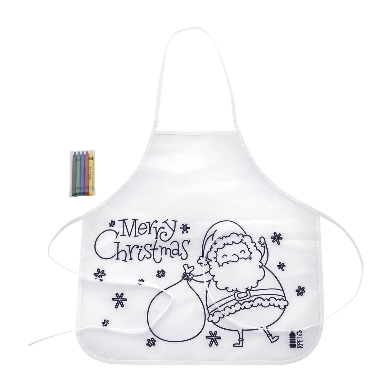 Weihnachtsschürze Julfar Cook zum Ausmalen für Kinder