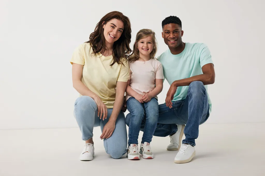 IQONIQ Yala Damen T-Shirt aus recycelter Baumwolle, cream yellow – Bild 6