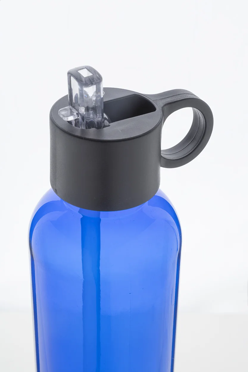 RPET Trinkflasche Fitba, blau – Bild 4