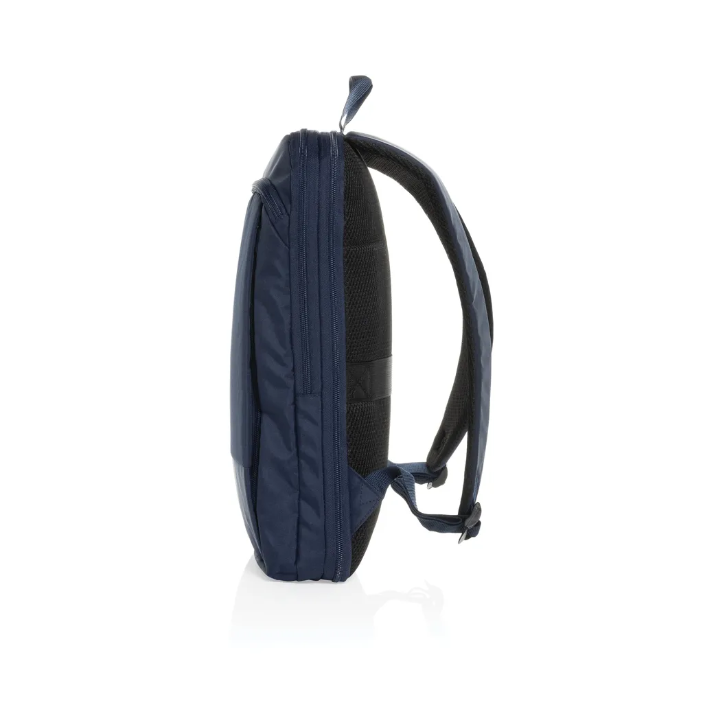 Flexpack Aware™ Expandable Slim RPET 15,6" Laptop-Rucksack, navy blau – Bild 6