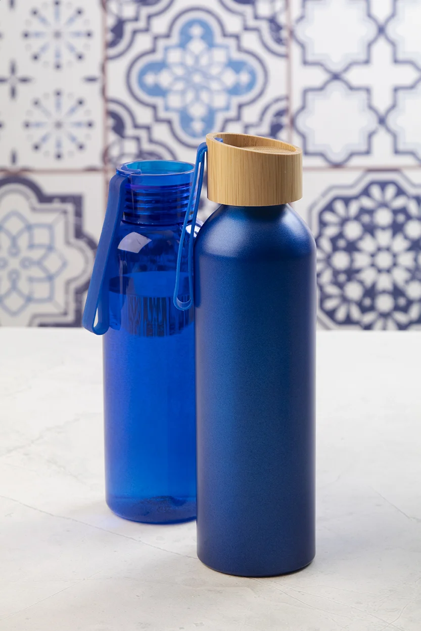 Flasche Ralusip Plus aus recyceltem Aluminium, blau – Bild 4