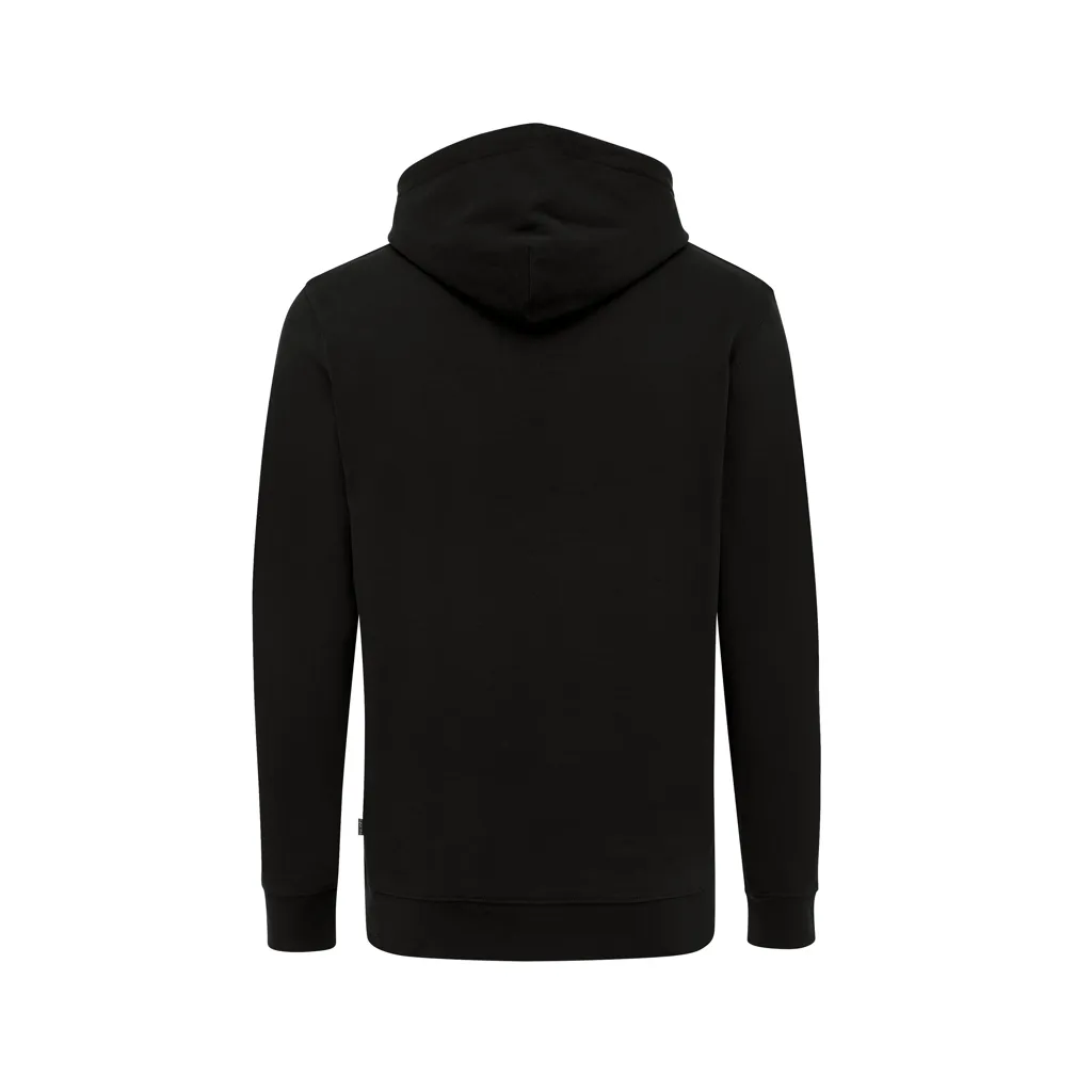 IQONIQ Jasper Hoodie aus recycelter Baumwolle, schwarz – Bild 2