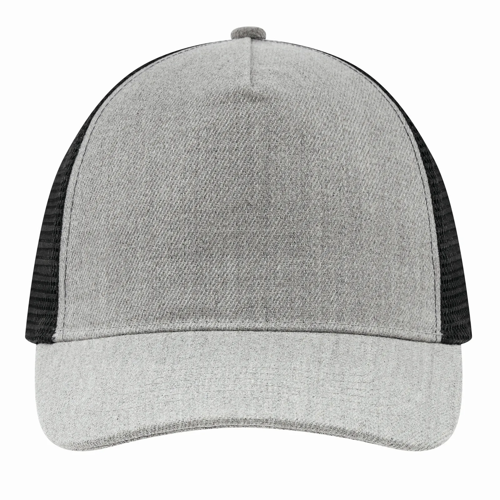 CASUAL FIT - 5-Panel-Cap, grau, schwarz – Bild 3