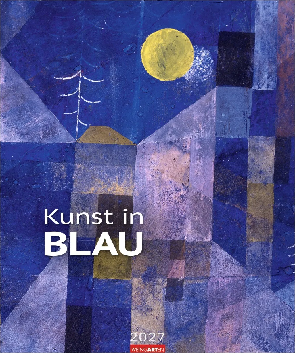 Kunst in Blau Edition Wandkalender 2027