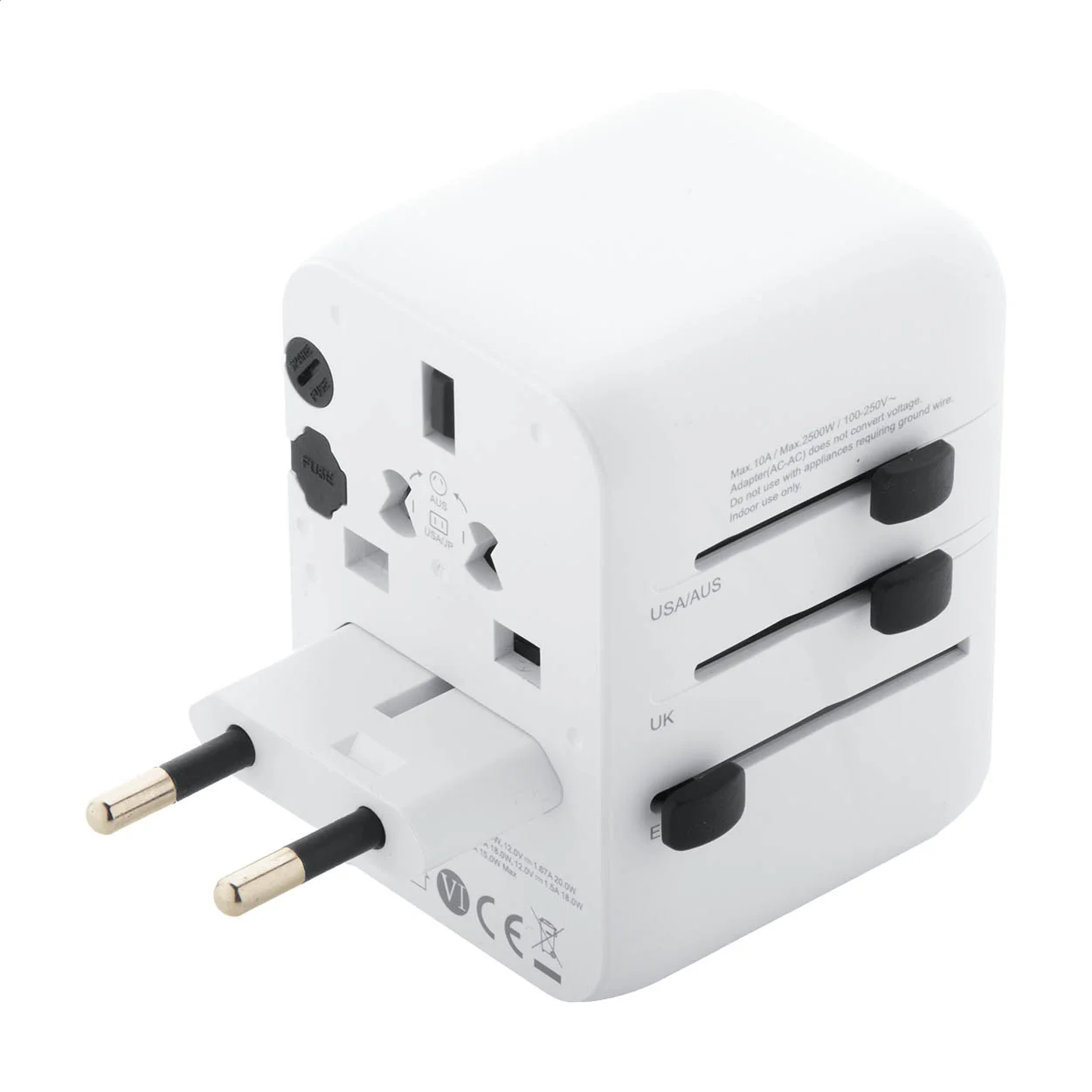 Reiseadapter Jetsetter Plus, weiß – Bild 6