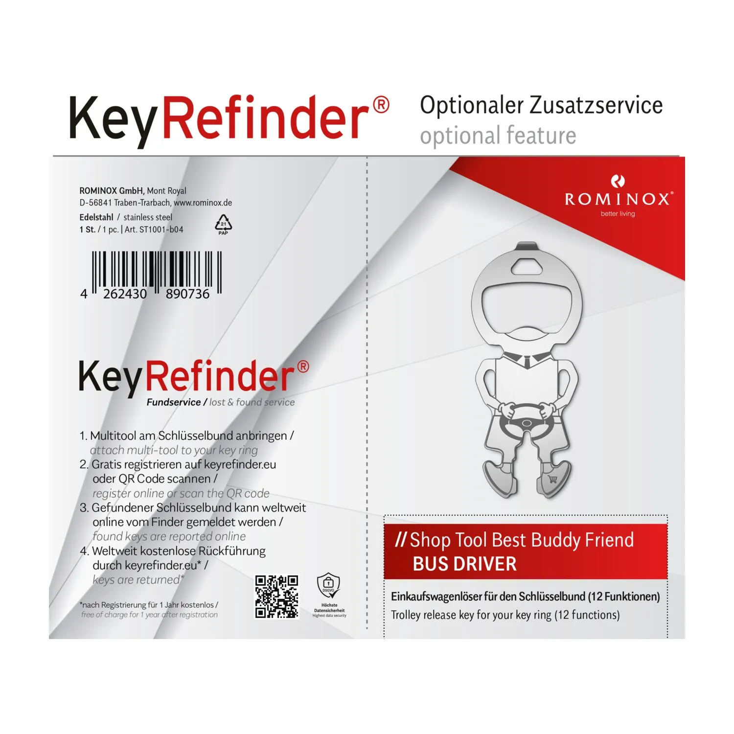 ROMINOX® Best Buddy Friend // Bus Driver, silber – Bild 9