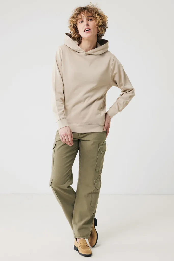 IQONIQ Yengo Hoodie mit Seitentaschen aus rec. Baumwolle, desert – Bild 4