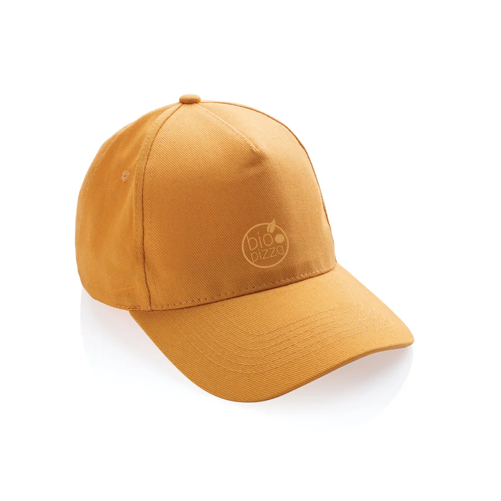 Impact 5 Panel Kappe aus 280gr rCotton mit AWARE™ Tracer, sundial orange – Bild 7