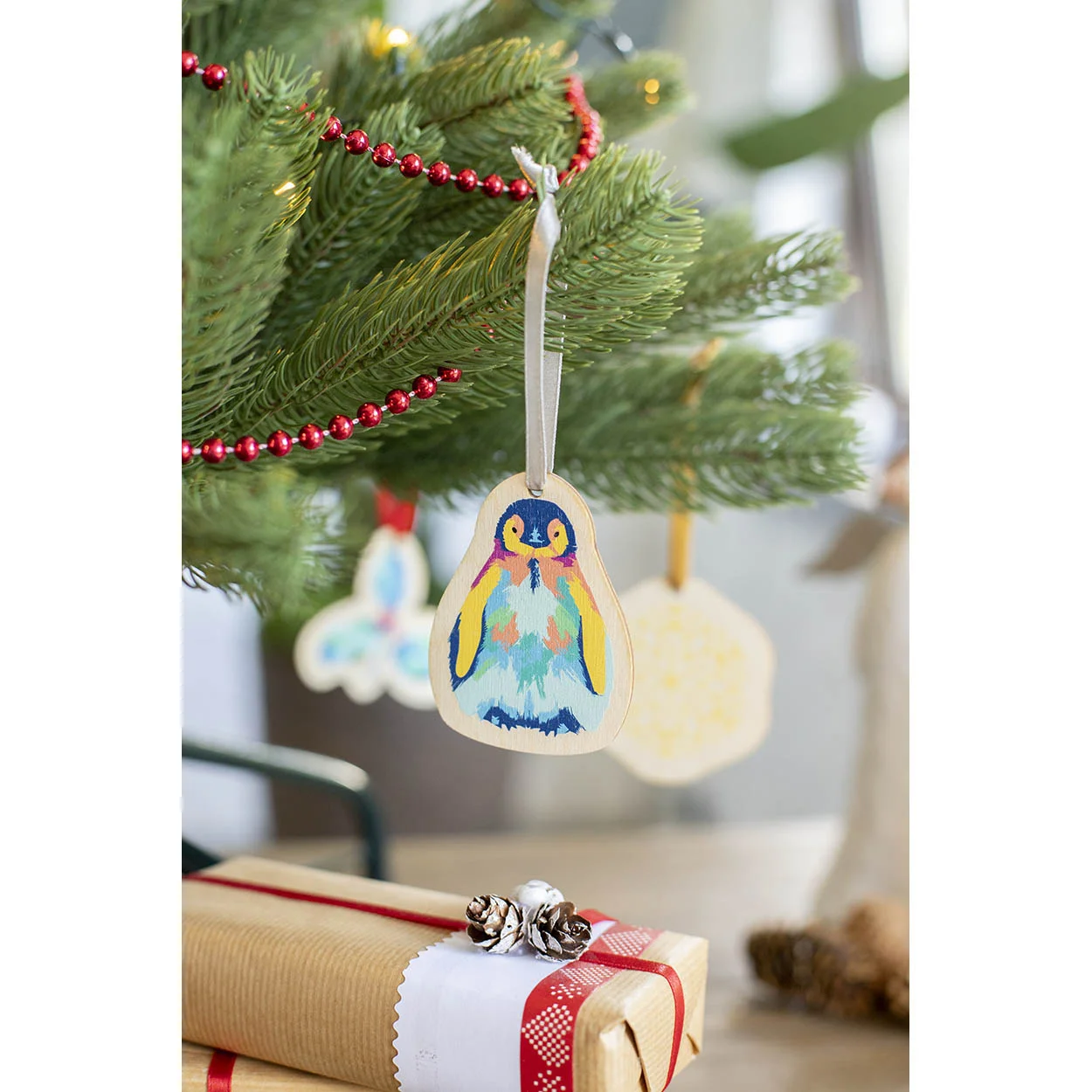 Individueller Weihnachtsbaumschmuck CreaJul Wood, silber – Bild 6