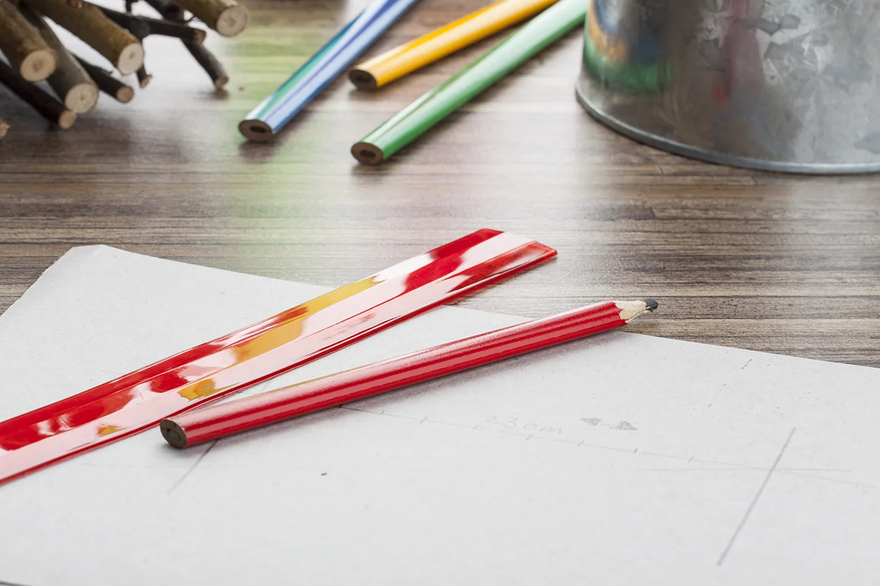 Bleistift Carpenter, rot – Bild 3