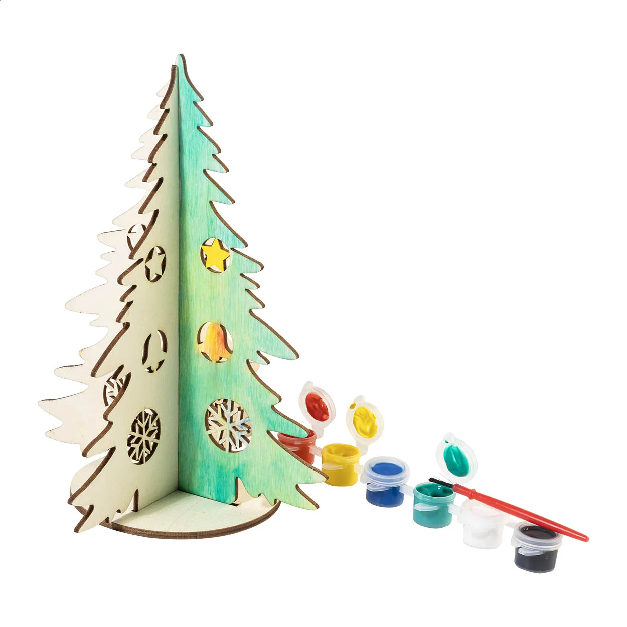DIY Weihnachtsbaum Malagran, natur, mehrfarbig – Bild 4