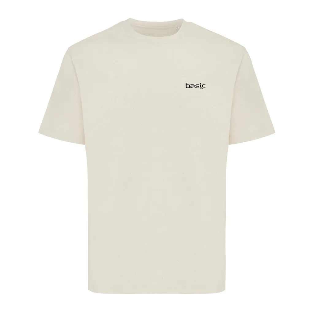 IQONIQ Nikko Heavyweight T-Shirt aus recycelter Baumwolle, natural raw – Bild 3