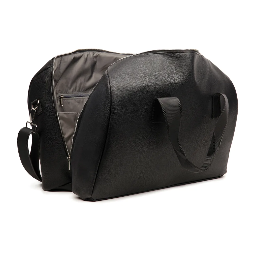 VINGA Bermond Wochenendtasche aus RCS recyceltem PU, schwarz – Bild 4