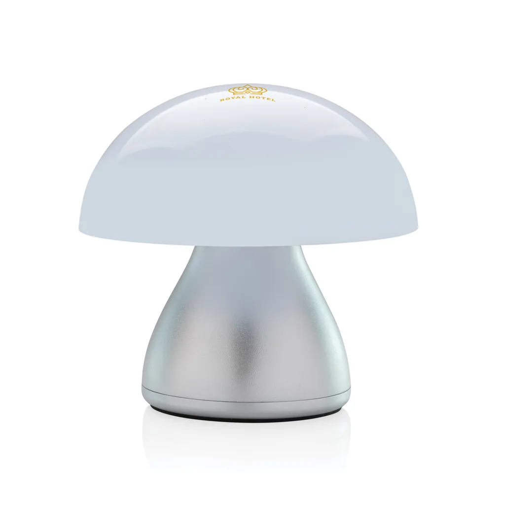 Luming wiederaufladbare USB-Tischlampe aus RCS Kunststoff, grau – Bild 5