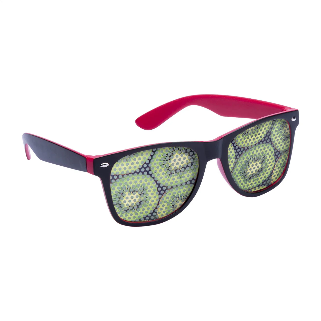 Sonnenbrille Noosa, rot, schwarz – Bild 2