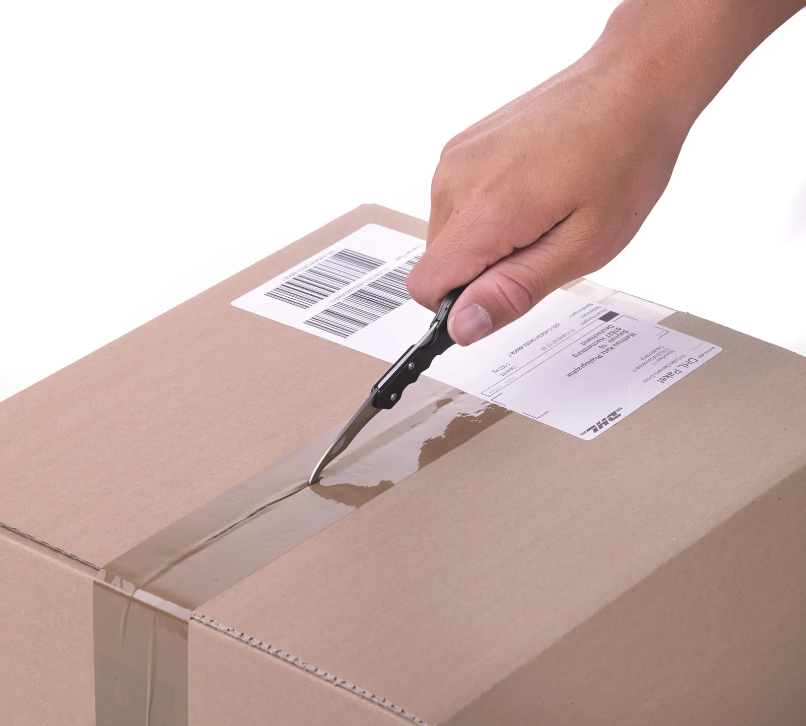 Paketmesser HOOK 2, schwarz/silberfarben – Bild 3