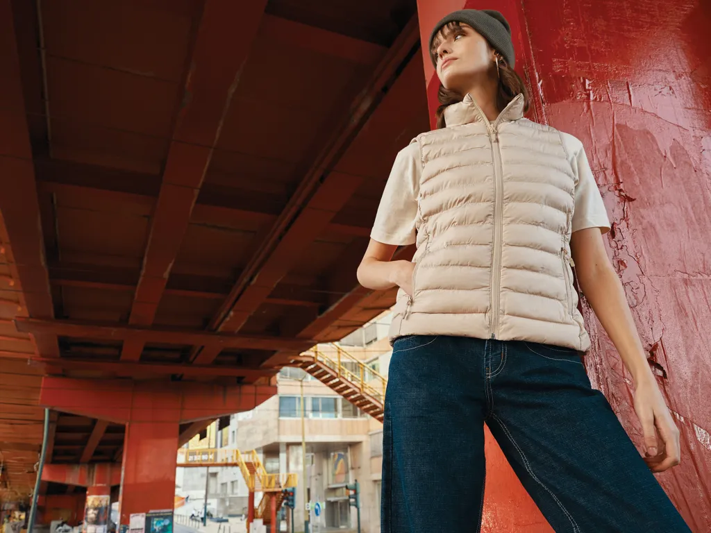 IQONIQ Meru Damen Bodywarmer aus recyceltem Polyester, beige – Bild 8