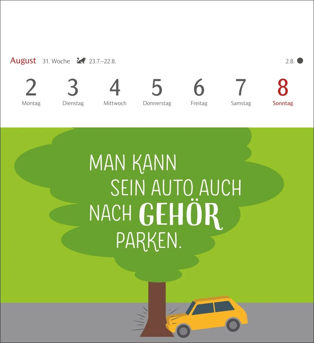 Der fette Vogel bricht den Ast Postkartenkalender 2027 – Bild 13