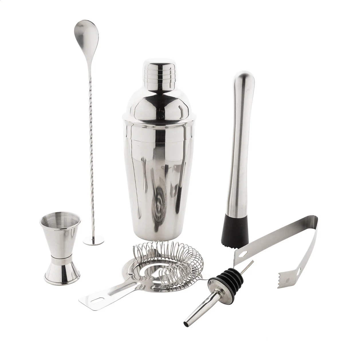 Cocktailset Paloma, silber, natur – Bild 4