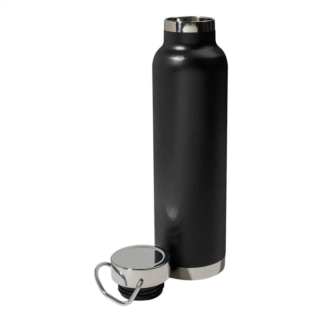 Kupferisolierte Thermoflasche Cuppar, schwarz – Bild 2