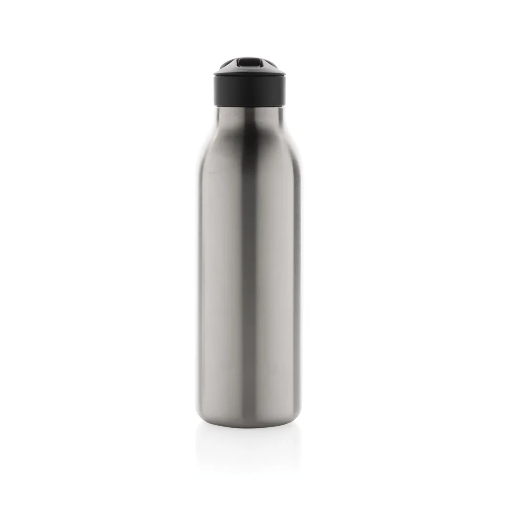 Avira Ara RCS Re-Steel Fliptop Wasserflasche 500ml, silber – Bild 4