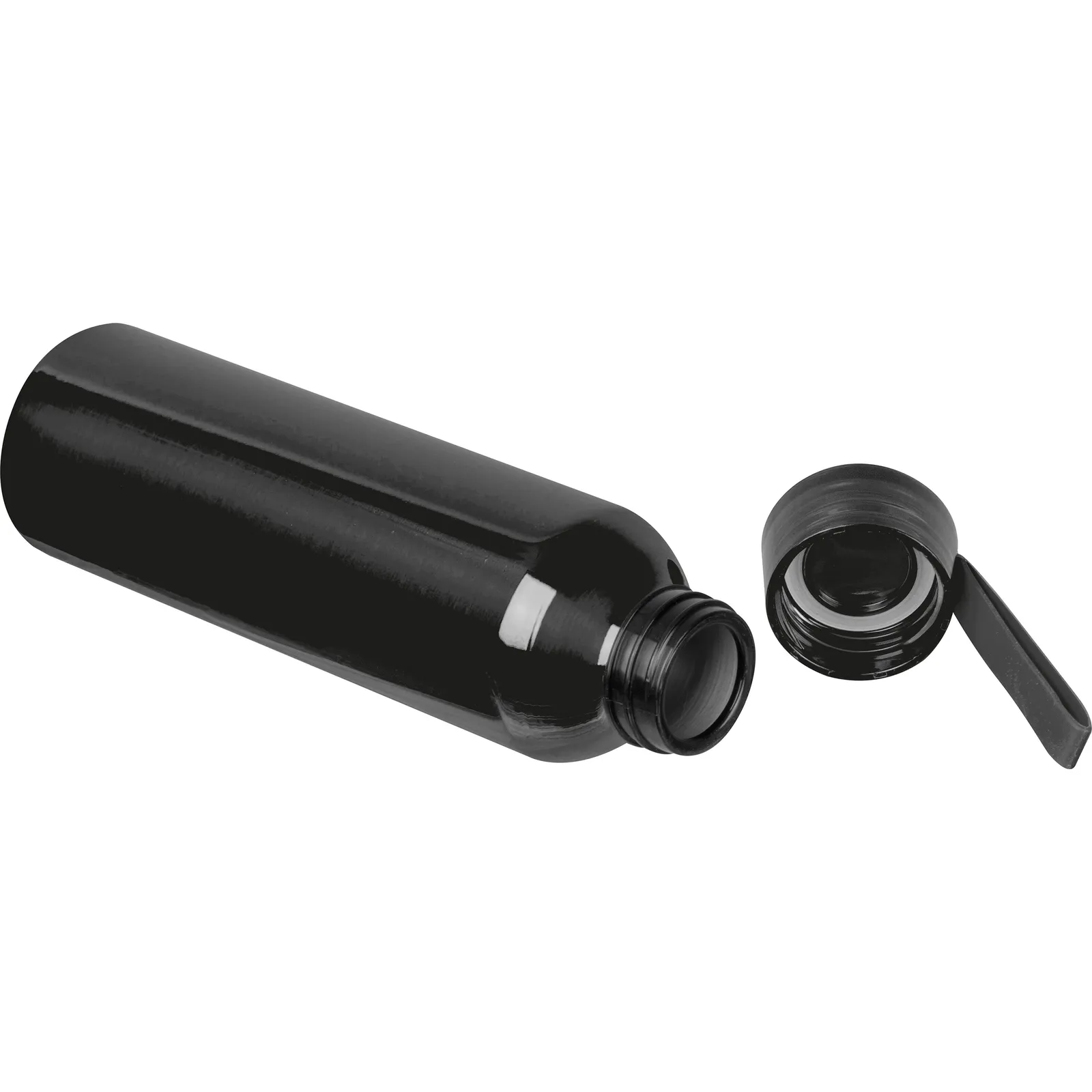Aluminiumflasche Cork, schwarz – Bild 2