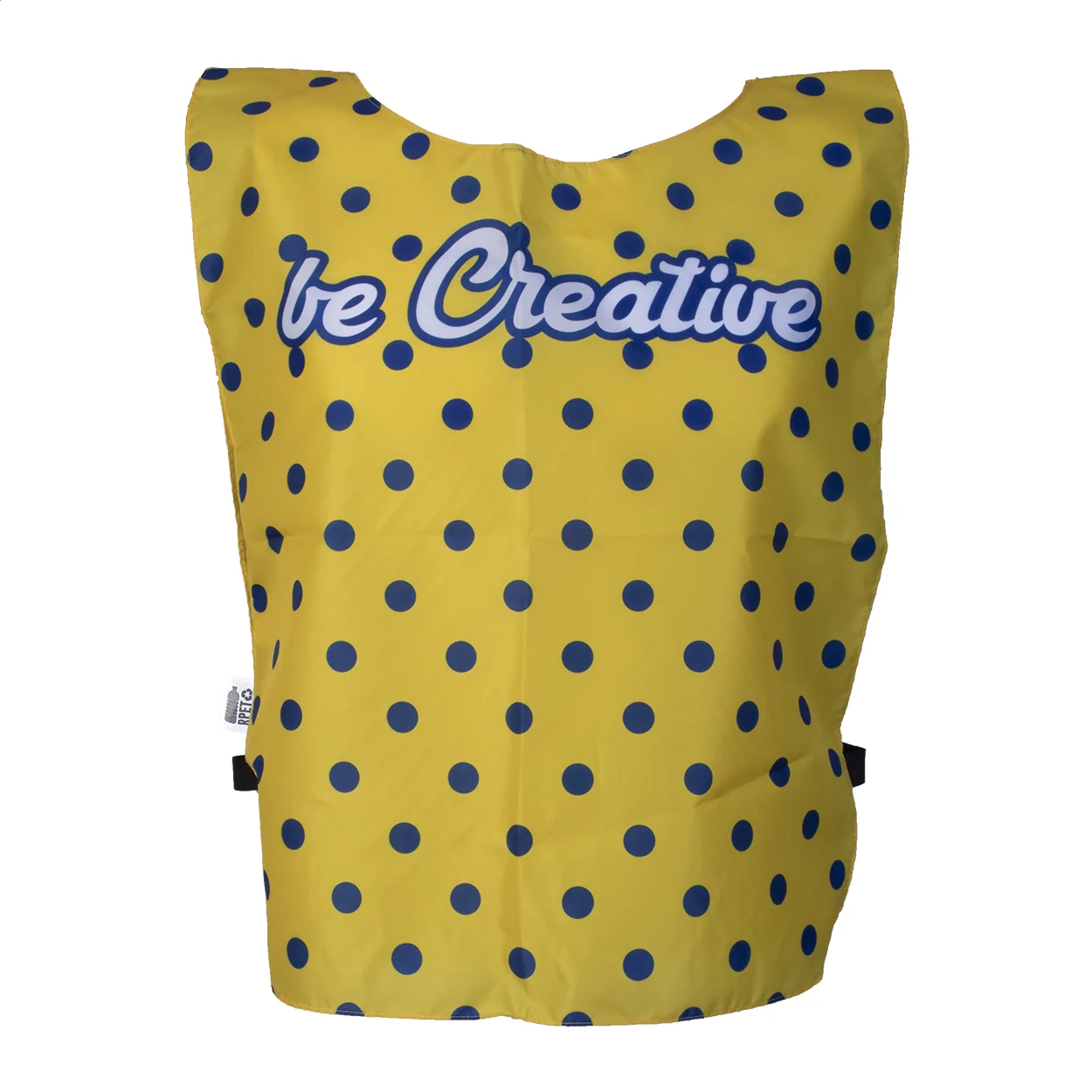 Individuelle RPET Sportweste CreaTeam, schwarz, weiß – Bild 4