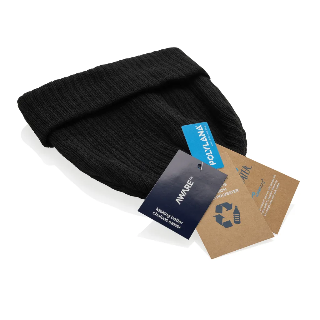 Pryor AWARE™ Polylana® Beanie mit Bündchen, schwarz – Bild 3