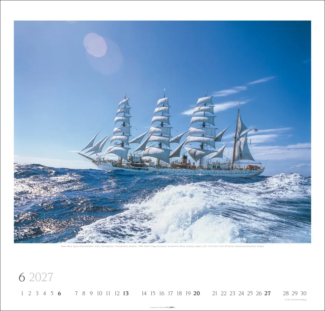 Tall Ships Wandkalender 2027 – Bild 7