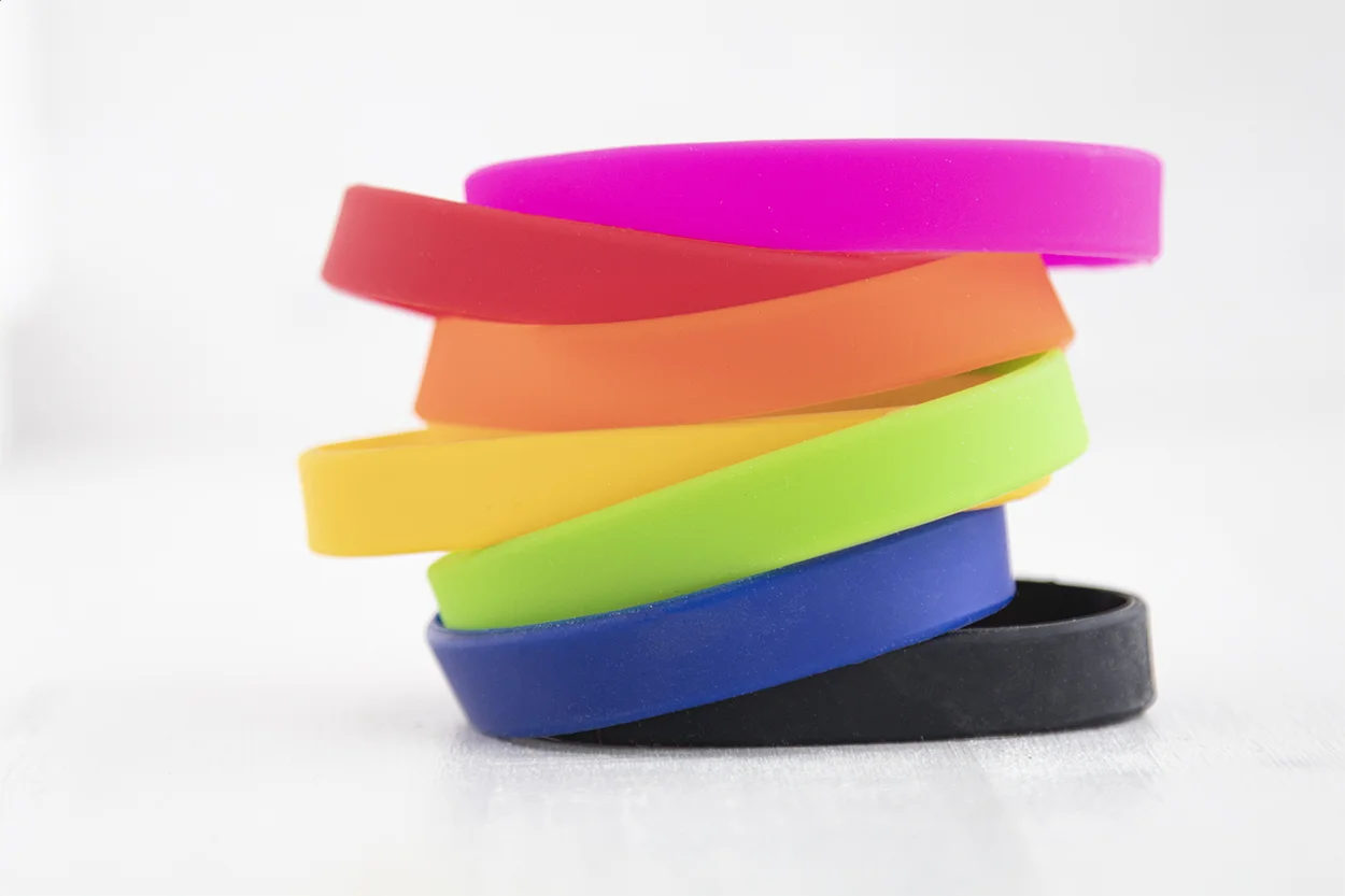 Silikon-Armband Wristy, pink – Bild 4