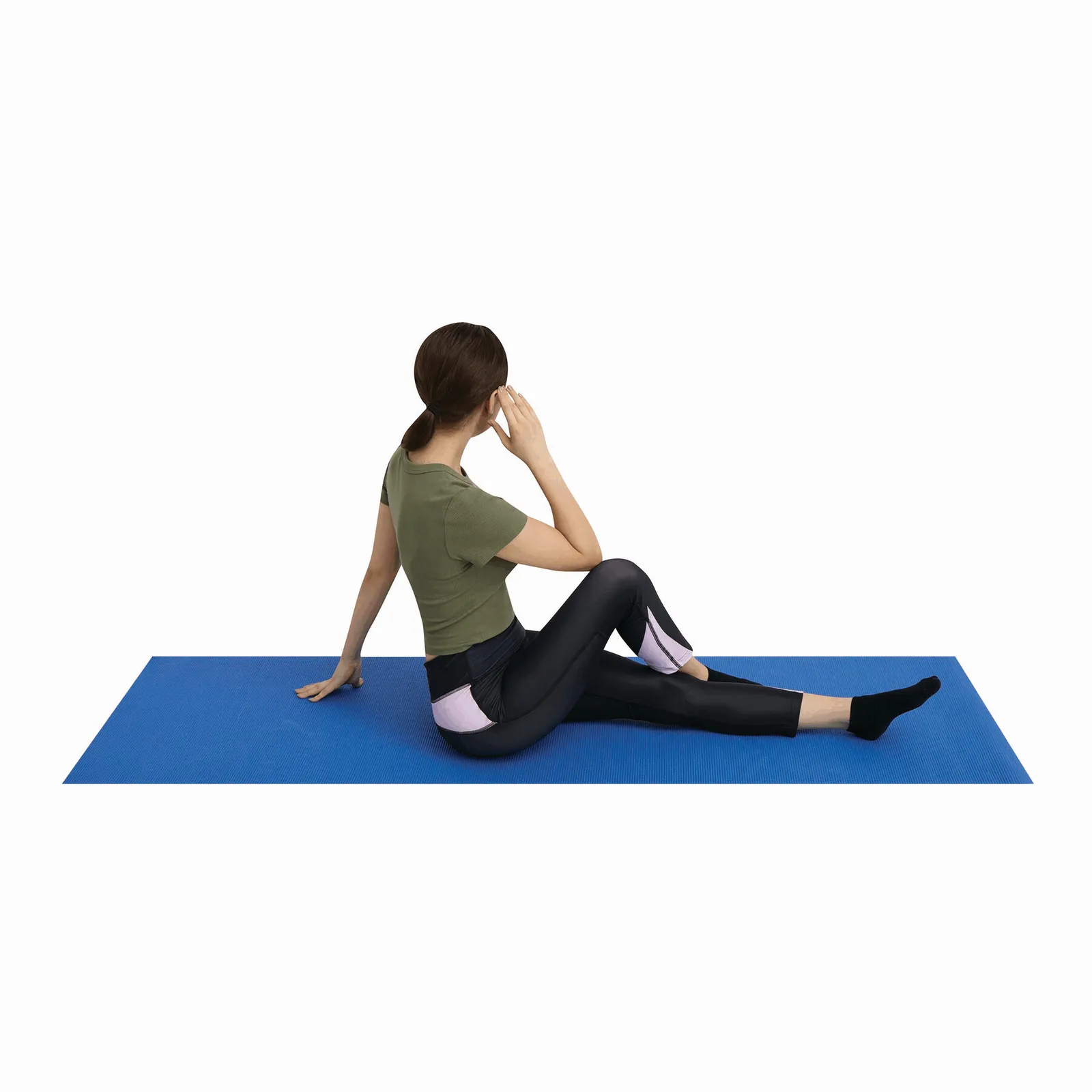 KARMA - Yogamatte blau, blau – Bild 5