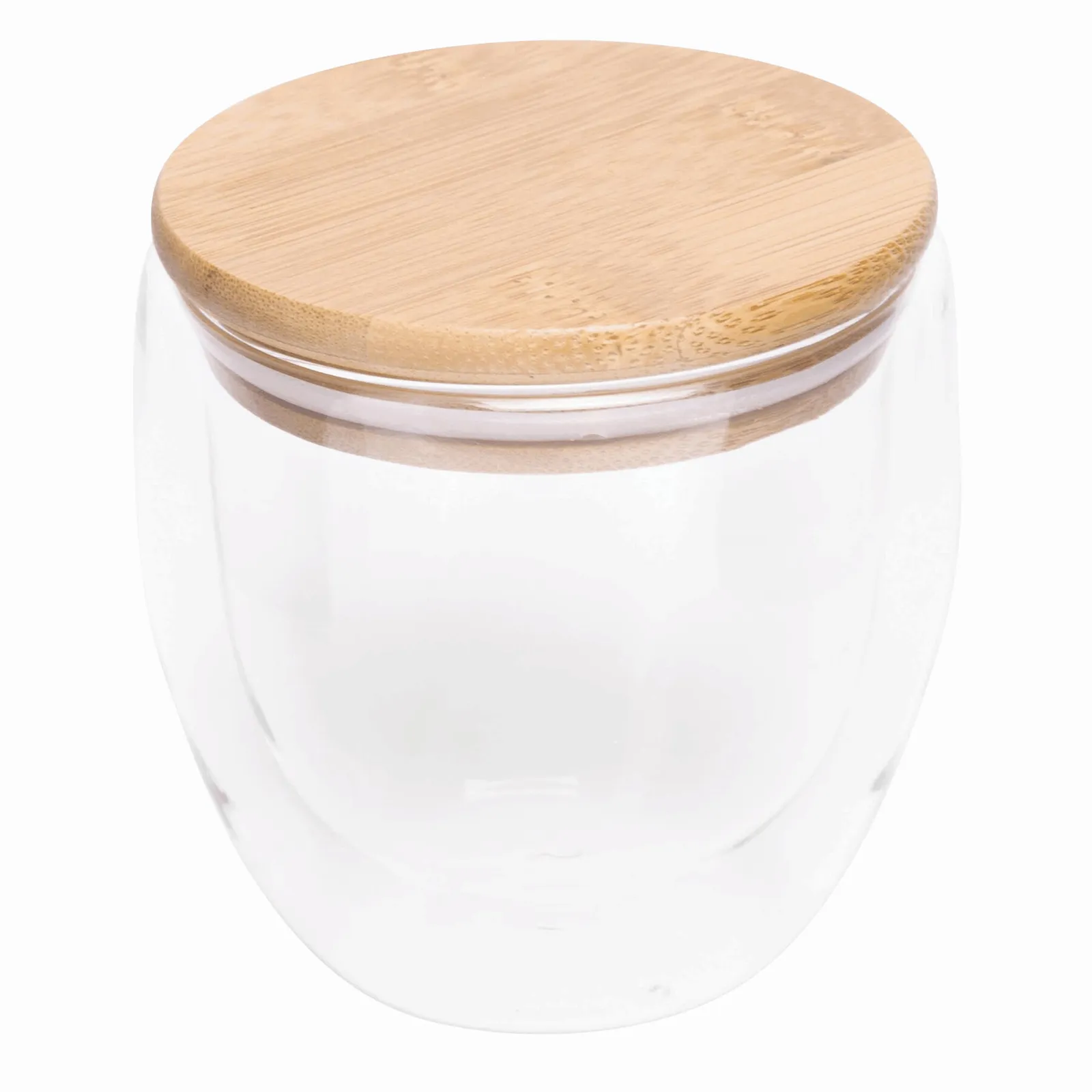 BAMBOO ART S - Glas, Füllmenge ca. 250 ml braun, transparent