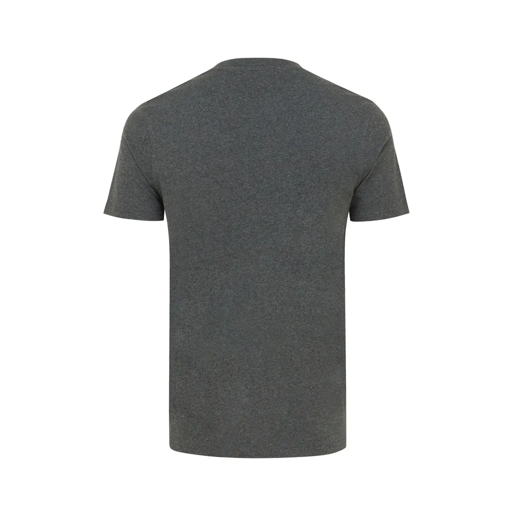 IQONIQ Manuel ungefärbtes T-Shirt aus recycelter Baumwolle, heather anthracite – Bild 2