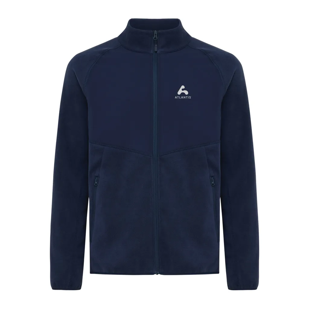 IQONIQ Talung Mikrofleece Jacke aus recyceltem Polyester, navy blau – Bild 3