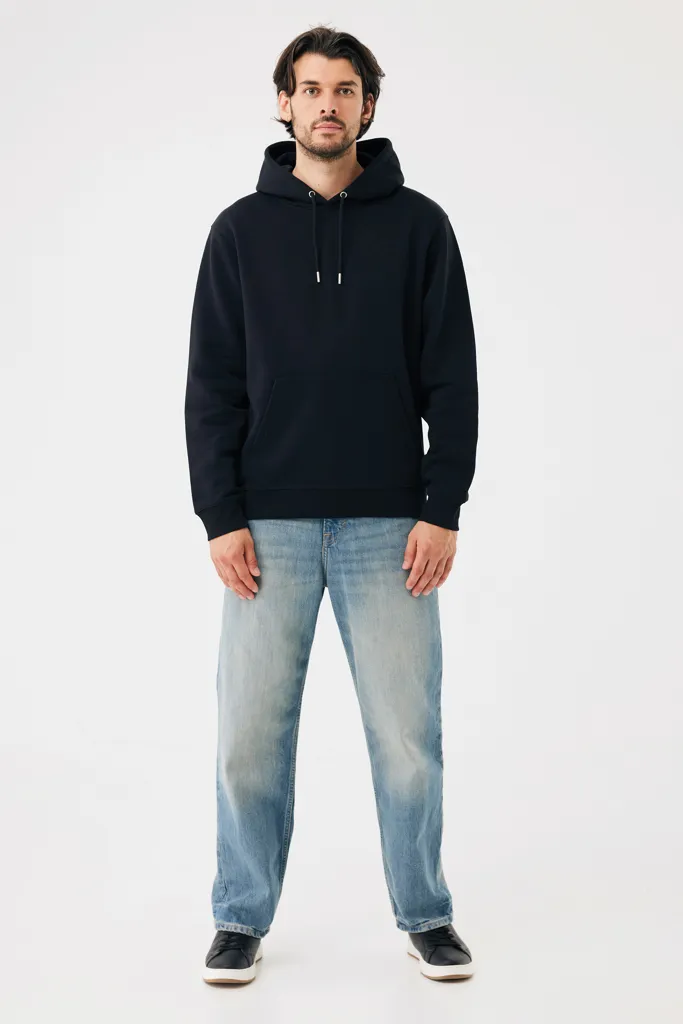 IQONIQ Joshua Hoodie aus recycelter Baumwolle, schwarz – Bild 8