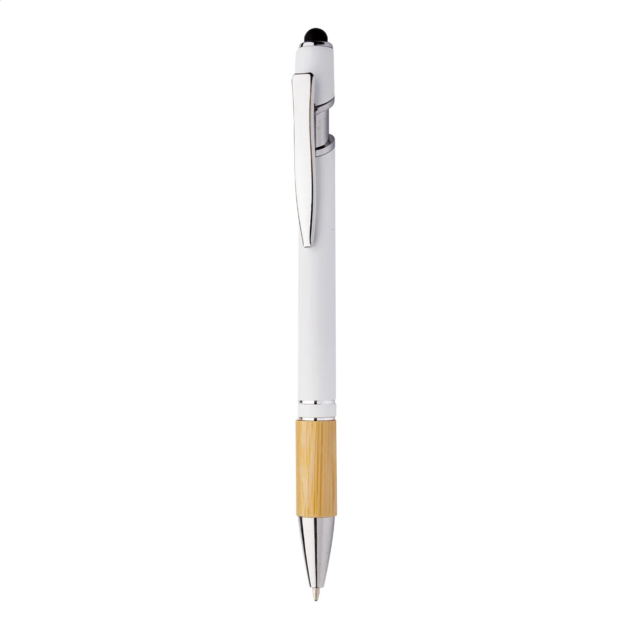 Touchpen Bonnel mit Kugelschreiber, weiß – Bild 2