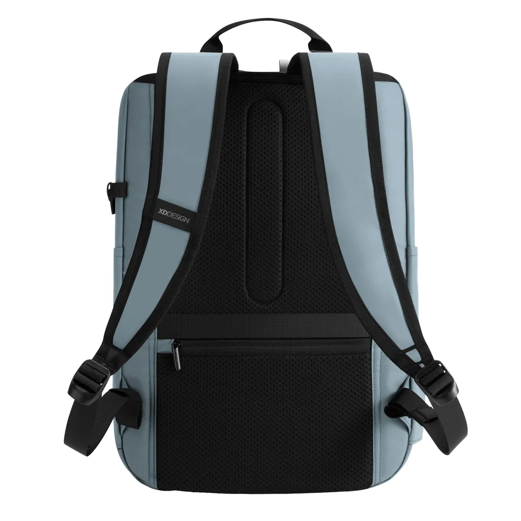 Urban wasserabweisender Anti-Diebstahl Rucksack, blau – Bild 2