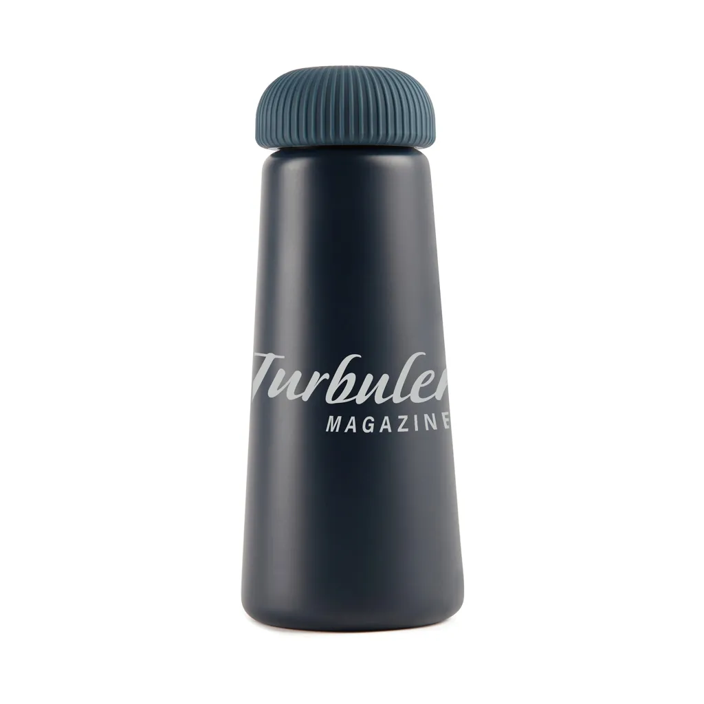 VINGA Erie 450ml Vakuumflasche aus RCS recyceltem Stahl, blau – Bild 3