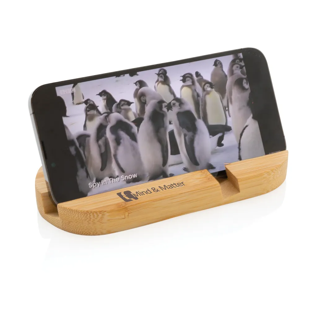 Bambus Telefon- und Tablethalter, braun – Bild 5