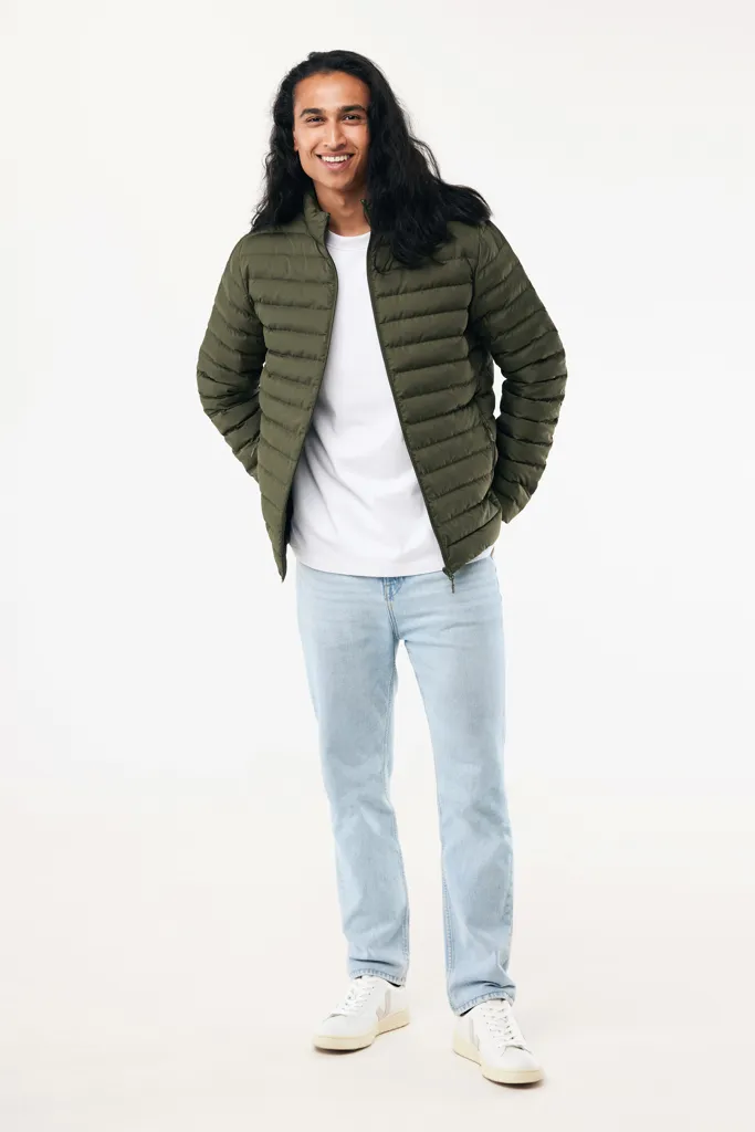 IQONIQ Maiko Herren Steppjacke aus recyceltem Polyester, khaki – Bild 4