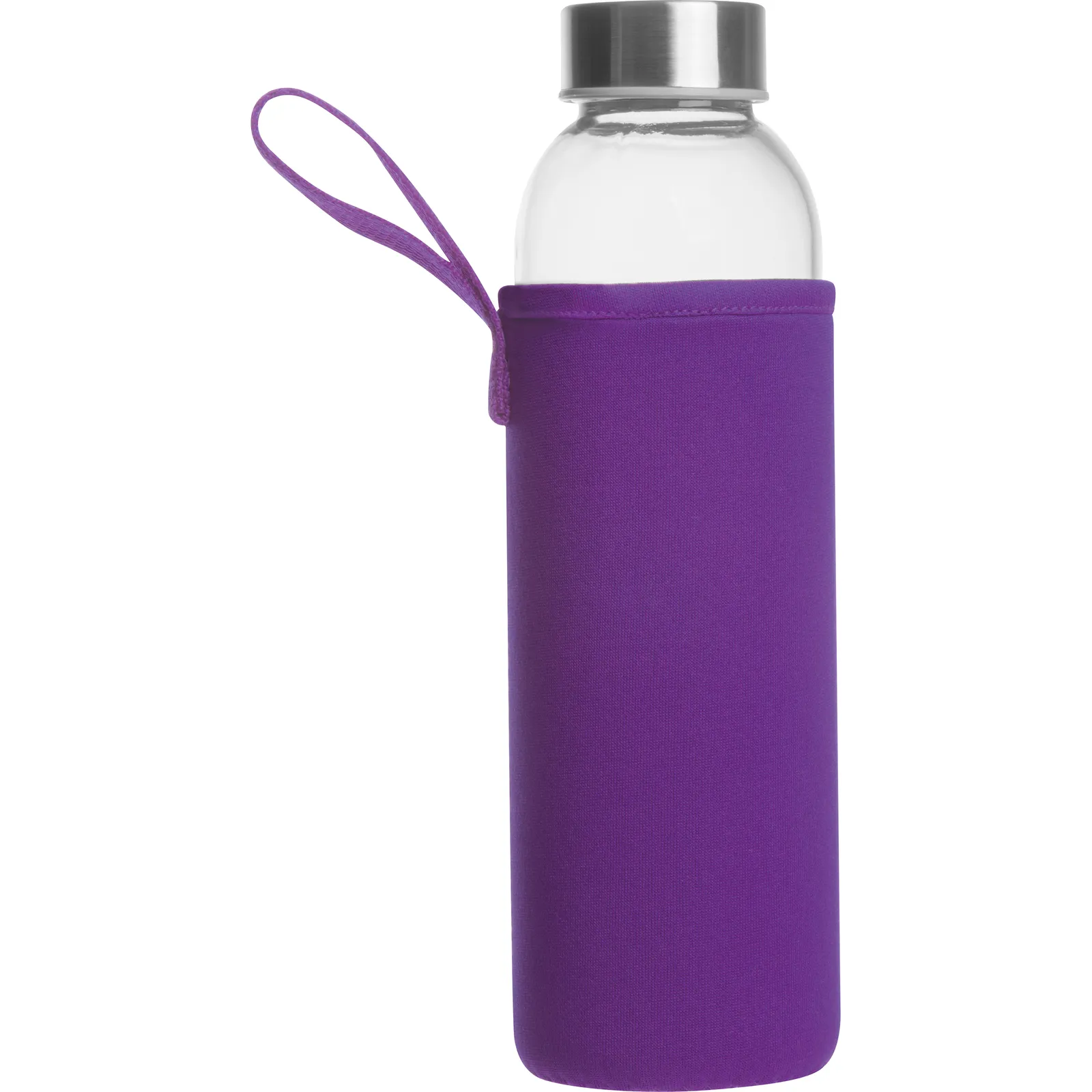 Glasflasche Klagenfurt, lila – Bild 4