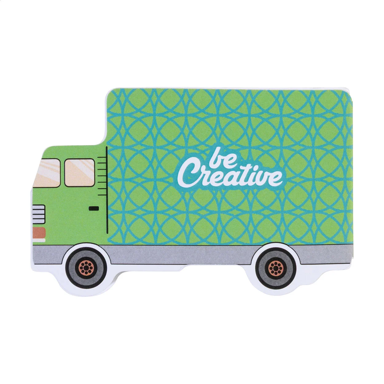Individueller Haftnotizblock CreaStick Truck, weiß – Bild 5