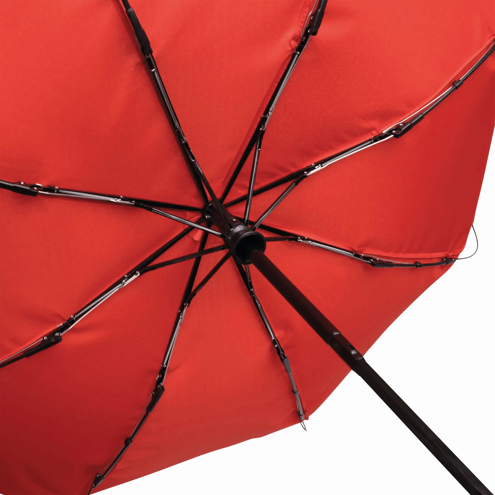 CALYPSO - Vollautomatischer Windproof-Taschenschirm, rot – Bild 7