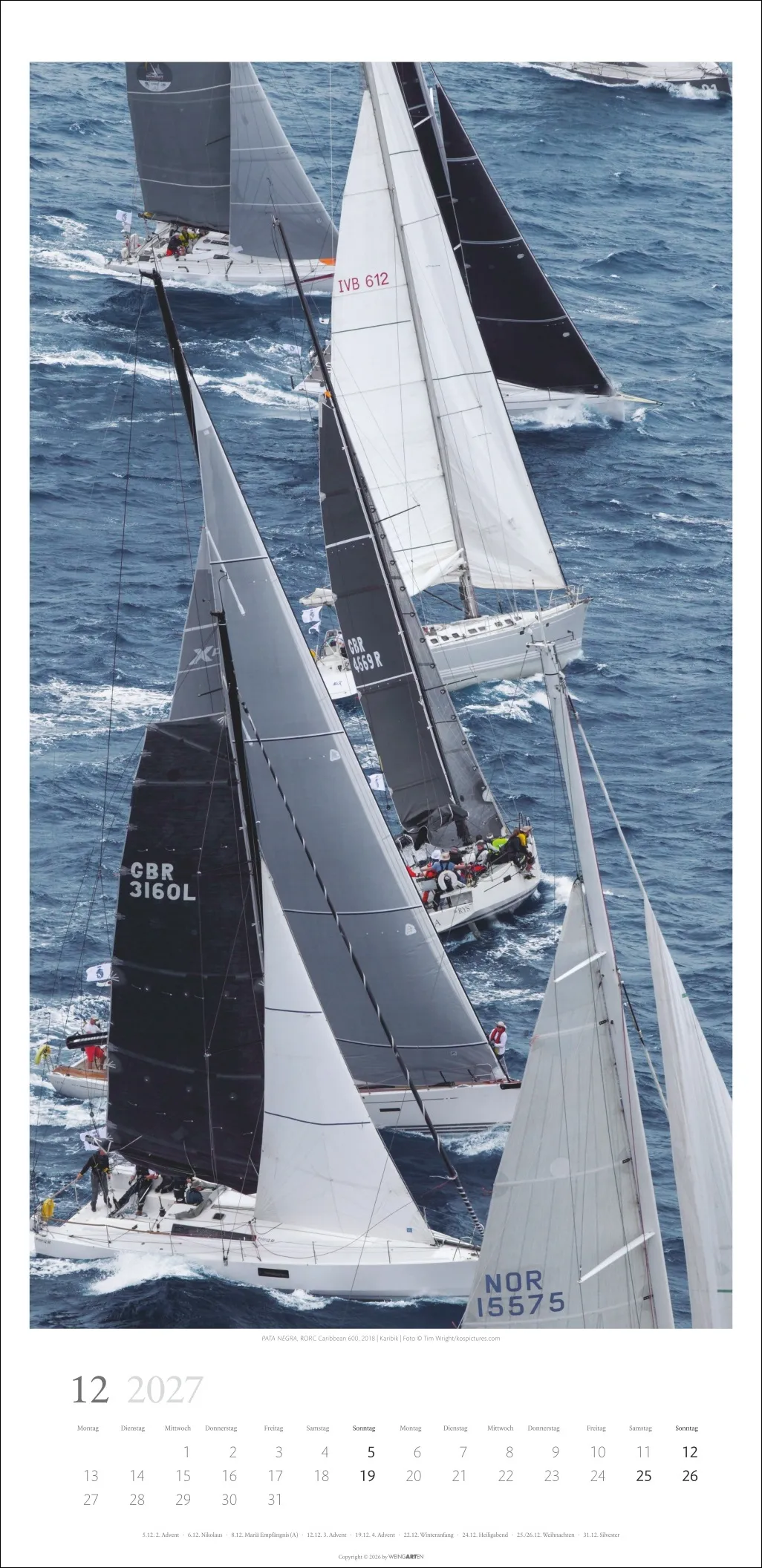 Under Sail Wandkalender 2027 – Bild 13
